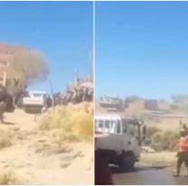 Bolivianos atacan a gendarmes argentinos con piedras: Alarmante video