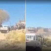 Bolivianos atacan a piedrazos a gendarmes argentinos: el alarmante video