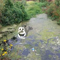 Un río de cloaca contamina Palpalá y Agua Potable no hace nada