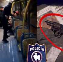 Jujeños subieron armados a un colectivo y amenazaron a una señora: Escalofriante video 