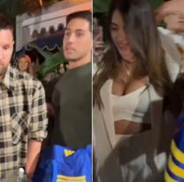 El gesto de Messi cuando le acercaron una camiseta de Boca: llamó la atención de todos