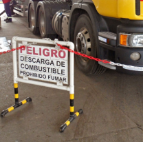 La estación de servicio a la que llegaría un camión a las 16 horas del domingo