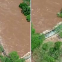 Se rompieron las pasarelas de las Cataratas del Iguazú, la situación es grave y hay alerta extrema