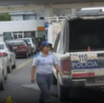 Fuerte pelea en la fila de una YPF: "No te das cuenta chango, volá ya"