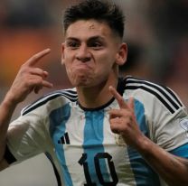 Con un triplete del Diablito Echeverri, Argentina derrotó a Brasil y avanzó a la semifinal del Mundial Sub 17