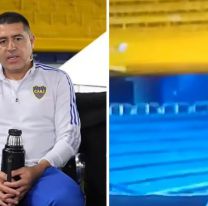 ¿El fantasma de la septima? Mientras entrevistaban a Riquelme apareció una extraña silueta 