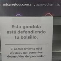 Carrefour, "en huelga" por la inflación: qué pasó en un reconocido super (VIDEO)