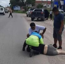 Un ciclista sufrió un ataque de epilepsia en Alto Comedero y cayó en plena ruta