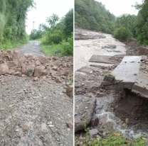 Temporal y crecidas: hay cuatro cortes de ruta en Jujuy