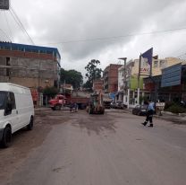 El día después de la tormenta: Varias calles cortadas por limpieza