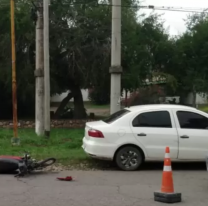 Jujeño machado chocó a un motociclista que ahora pelea por su vida