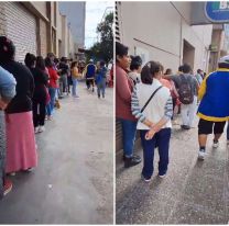 Jujeños sufren el trato indigno del Banco Santiago del Estero