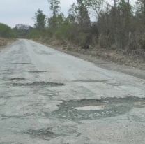 Estado deplorable: una ruta jujeña está destruida