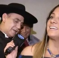 El Chaqueño Palavecino se fue al pasto con una periodista del folklore en vivo: "Basta"