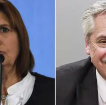 Patricia Bullrich fulminó a Alberto Fernández por criticar a Javier Milei: "Nunca fue presidente"