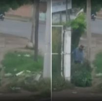 El último video que grabaron del jubilado que mató a ladrón