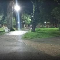 Hallaron un bebito abandonado en una plaza: "Estaba solito"