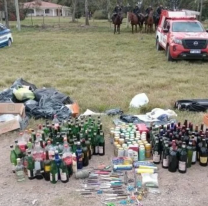 Cuchillos, alcohol y más, todo lo que secuentraron en el Superclásico en Córdoba