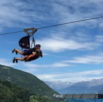 Fue a "jugar" a un parque extremo, usó la tirolesa y murió. Pasó lo peor