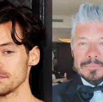 Una foto de Harry Styles se viralizó por el increíble parecido del cantante con Tinelli