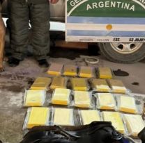 Secuestraron más de 20 kilos de cocaína de una camioneta