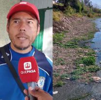 Muy grave: Aseguran que el arroyo Las Martas está contaminado con líquidos cloacales