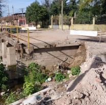 Malestar en Jujuy: Un transitado puente se cayó hace meses y no lo arreglan