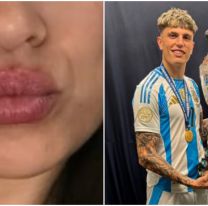 Hermosa: quién es la mamá de Garnacho que lo convenció para que juegue con Messi