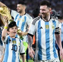 El pedido de Thiago Messi a su papá en medio de los festejos por la Copa América 2024 [VIDEO]