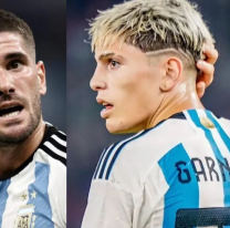 Qué pasa entre Garnacho y Rodrigo De Paul, el mensaje del 7 de la Selección