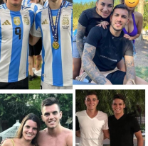 Impresionante parecido de los hermanos de la Scaloneta con los bicampeones