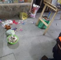 Tensión en una galería de Jujuy por una mujer a los gritos y un policía golpeado 