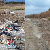 La Provincia le limpió el basural a Rivarola: Así quedó el acceso a barrio La Florida