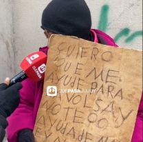 Jujeña pide plata para poder comer: la triste historia de Mabel Román