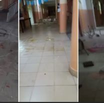 Brutal ataque a una escuela de Jujuy: La prendieron fuego y dejaron un aterrador mensaje