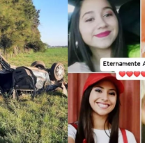 Julieta, Clarisa, Camila y Loana: víctimas del terrible choque, murieron todas