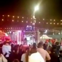 En pleno desfile una carroza se rompió: ¿Qué pasó?