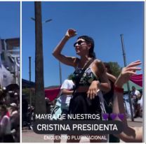 "Cristina presidenta": Mayra Mendoza apareció en Jujuy 