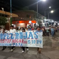 Multitudinaria marcha en Perico para pedir por la aparición de Juan López Rojas