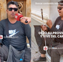 Canta igual a Camilo Sesto, artista callejero sorprende y emociona en Jujuy