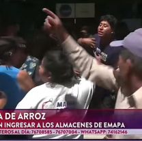 Empezó a escasear el arroz en Bolivia: intentaron saquear un supermercado