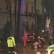 Pleno centro jujeño: Así fue el tremendo choque en Casa de Gobierno