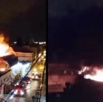 Se incendió uno de los mercados más grandes del norte argentino: conmoción total