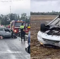 3 muertos en un choque frontal por una ruta norteña