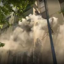 Terrible incendio en un edificio: murieron dos personas y hay 40 heridos