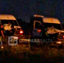 Grupo Coroico tuvo un terrible accidente en Ruta 34: "Se les cruzó un caballo"