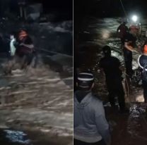 Así rescataron a las 12 personas que quedaron atrapados en la cascada de Bárcena