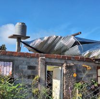 Tormenta en Jujuy: se les voló el techo y perdieron todo 