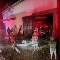 Incendio en Perico: agroquímica en llamas tras el temporal