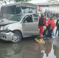 Cómo está la empanadera que fue atropellada en la vieja terminal